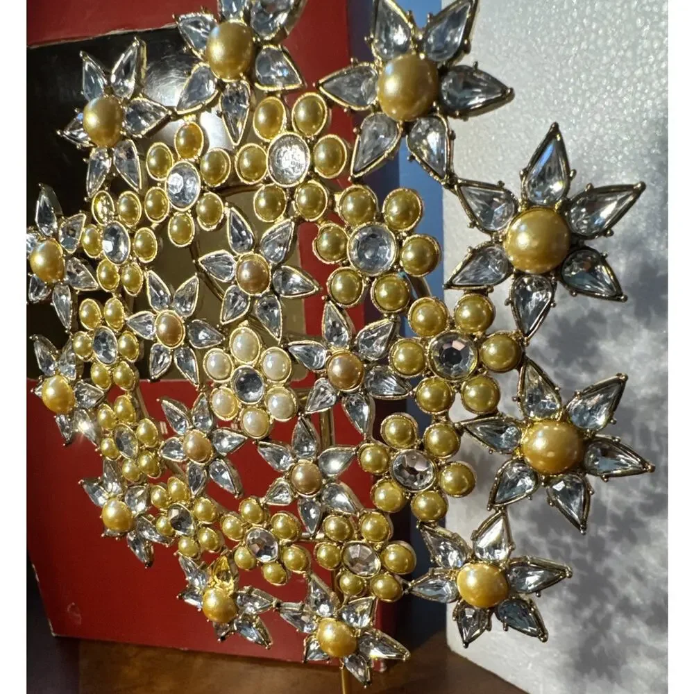 Pottery Barn Jeweled Snowflake Christmas‎ Tree Topper
